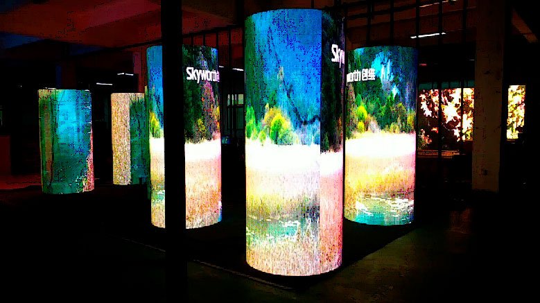 Нестандарт: какие варианты светодиодных экранов поражают воображение?